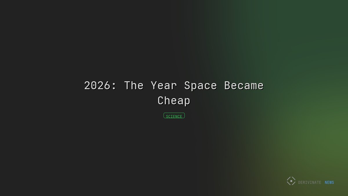 2026: The Year Space Became Cheap