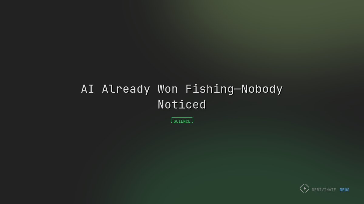 AI Already Won Fishing—Nobody Noticed