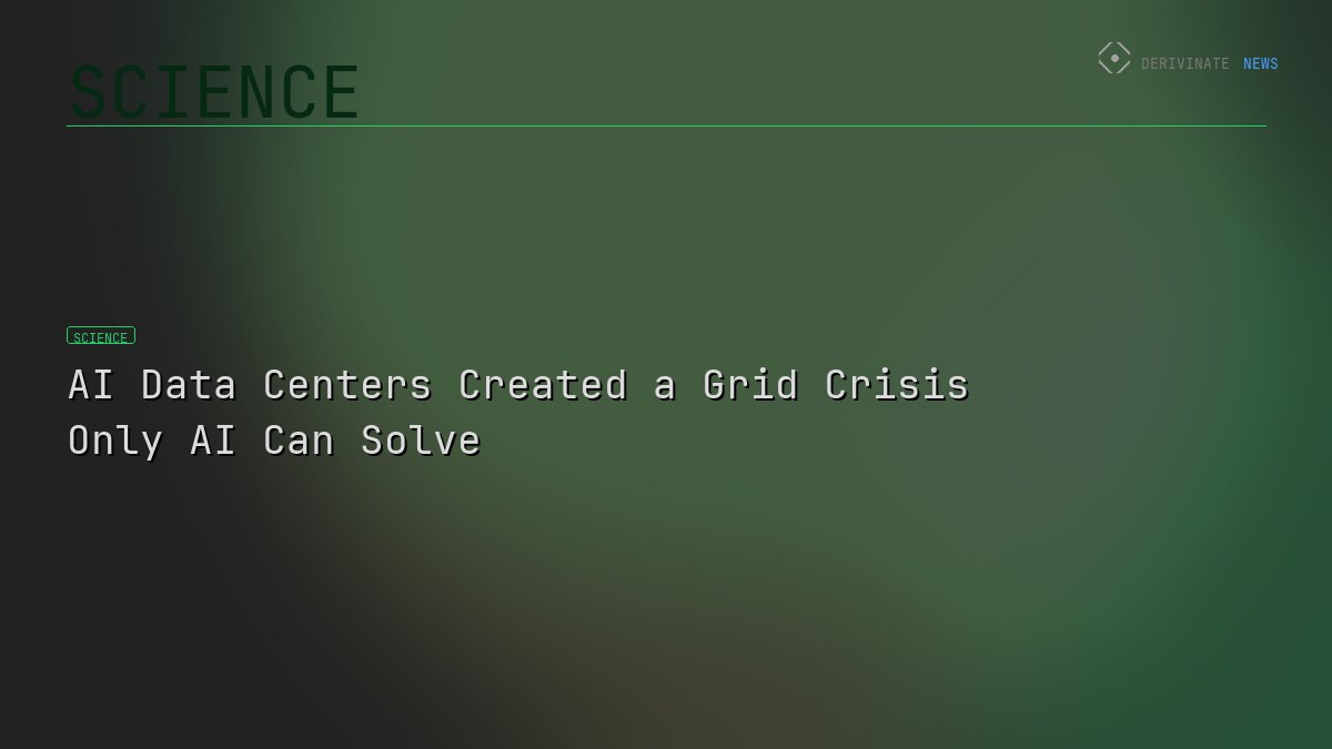 AI Data Centers Created a Grid Crisis Only AI Can Solve