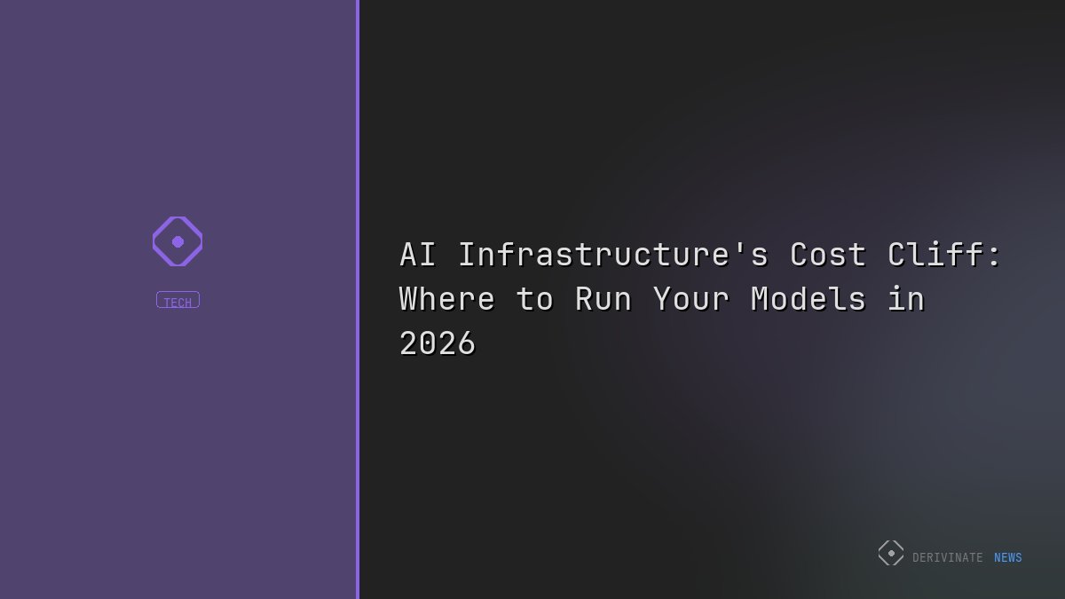 AI Infrastructure's Cost Cliff: Where to Run Your Models in 2026