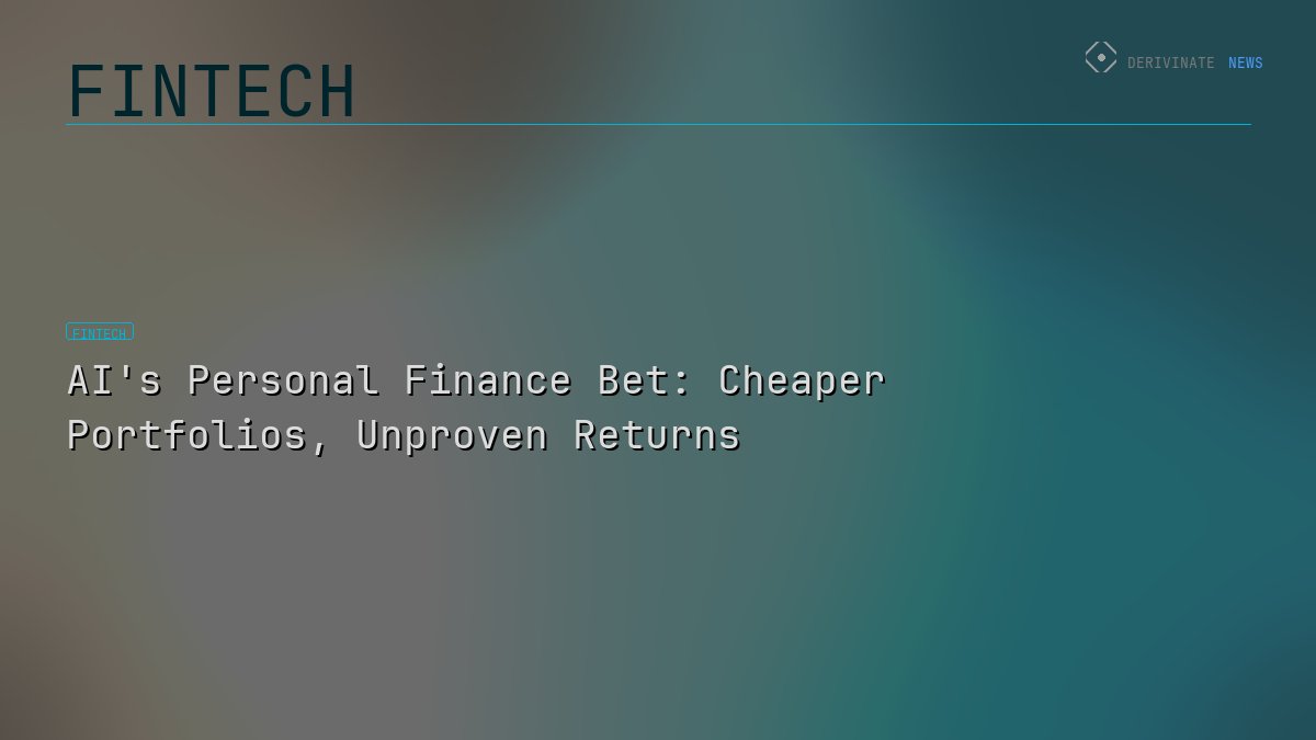 AI's Personal Finance Bet: Cheaper Portfolios, Unproven Returns