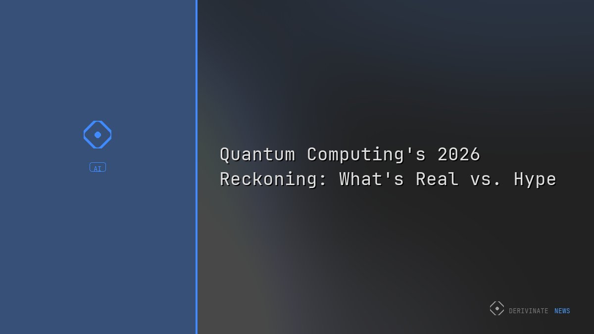 Quantum Computing's 2026 Reckoning: What's Real vs. Hype