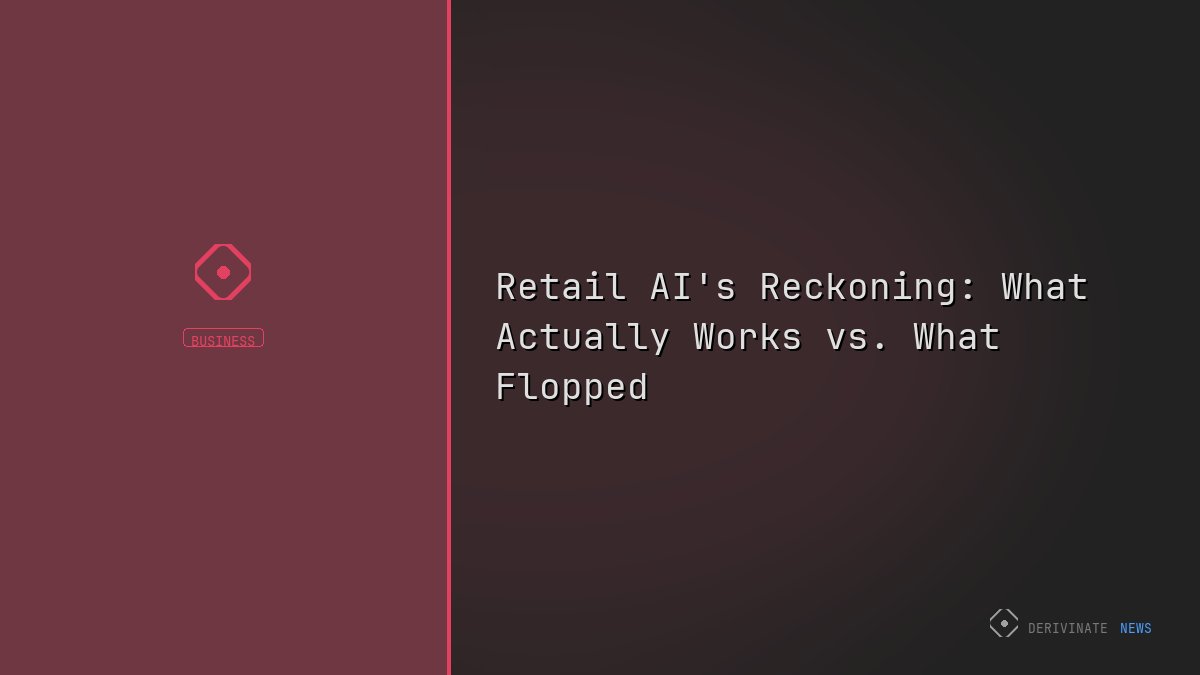Retail AI's Reckoning: What Actually Works vs. What Flopped
