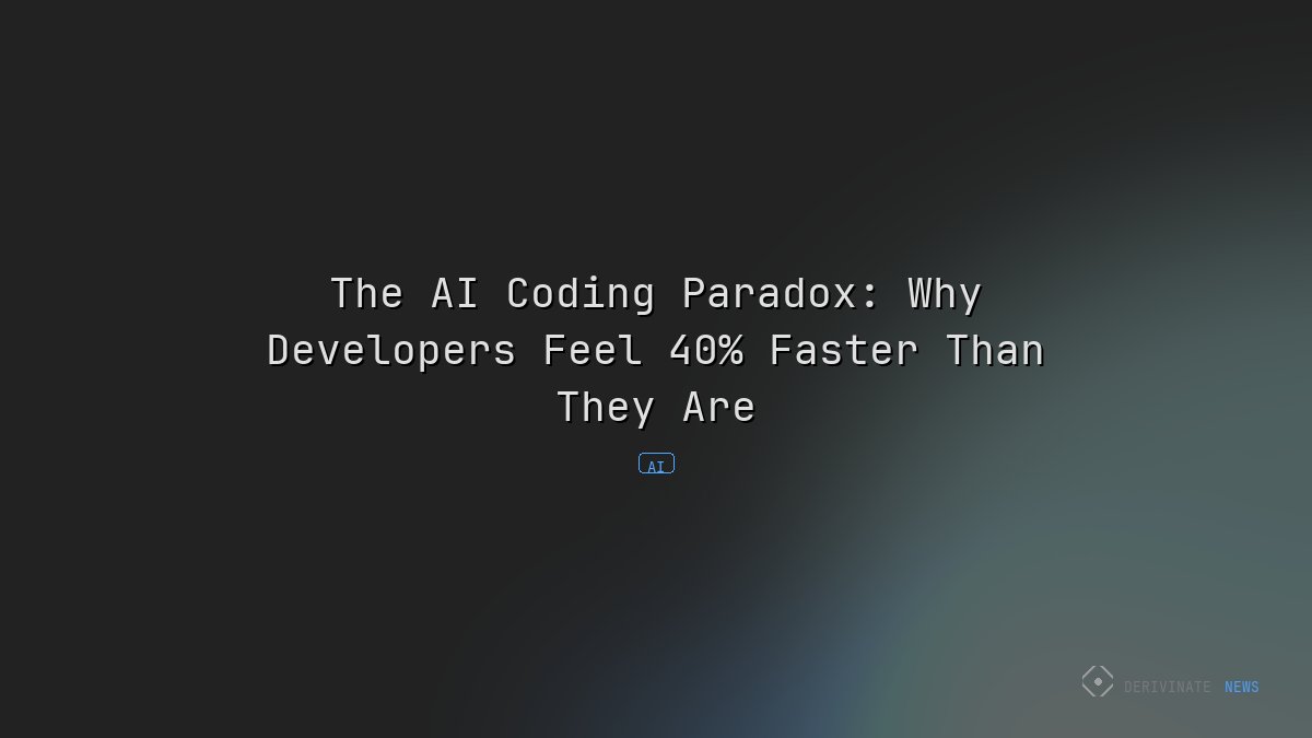 The AI Coding Paradox: Why Developers Feel 40% Faster Than They Are