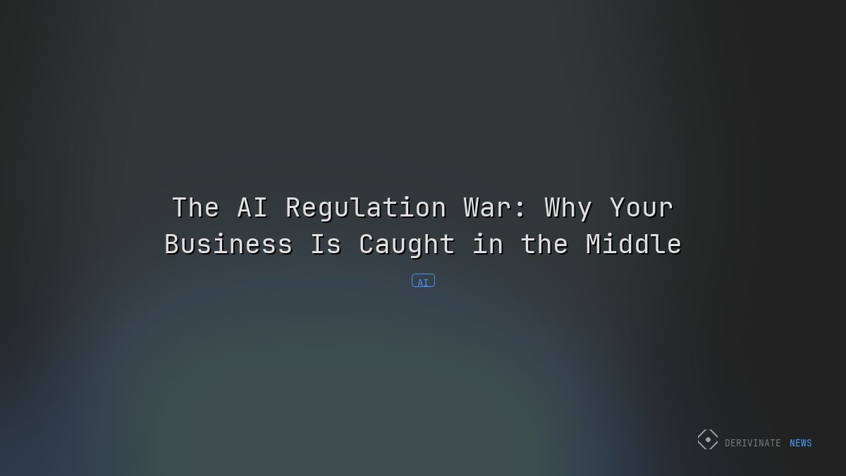 The AI Regulation War: Why Your Business Is Caught in the Middle